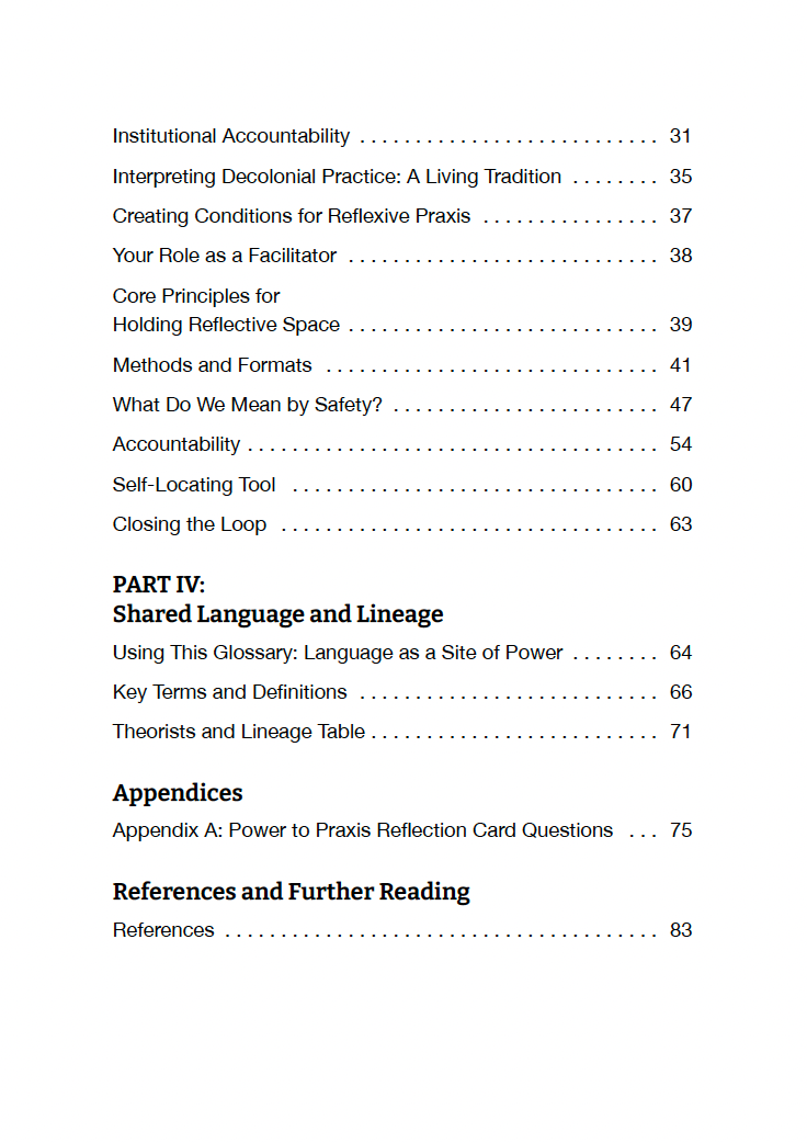 Power to Praxis Reflection Cards for Decolonial Design and the Power to Praxis Book (Physical)